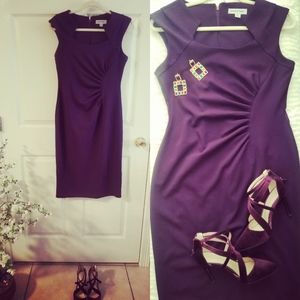 💜Beautiful plum cap sleeve dress💜